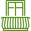 Private Balcony in Every Room